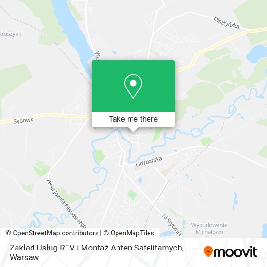 Zakład Usług RTV i Montaż Anten Satelitarnych map