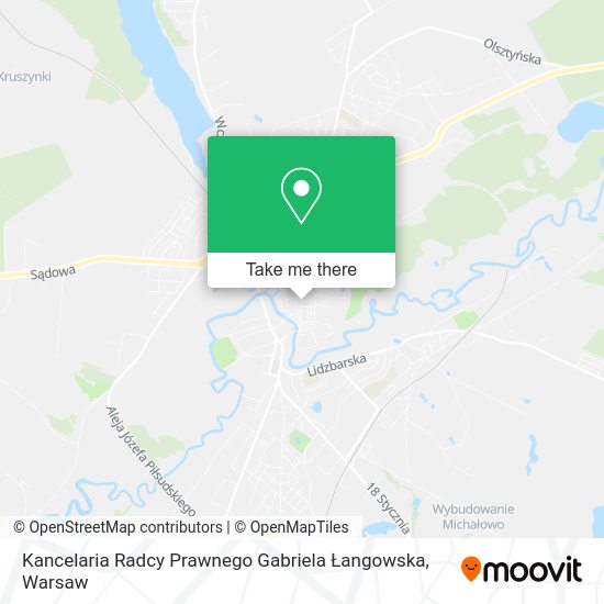 Kancelaria Radcy Prawnego Gabriela Łangowska map