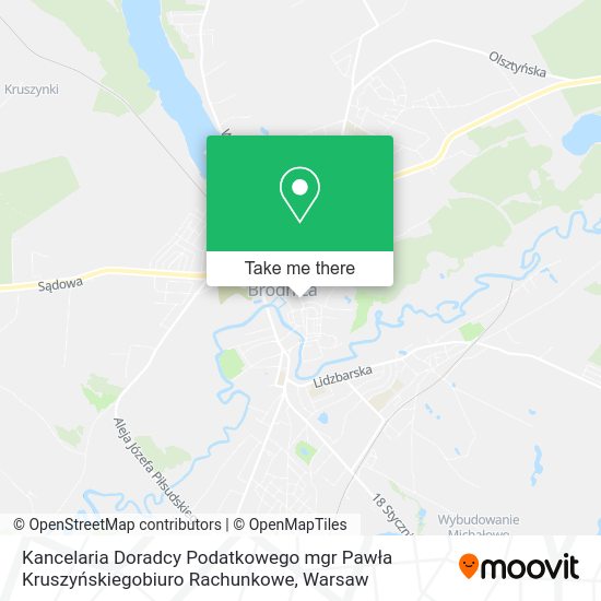 Kancelaria Doradcy Podatkowego mgr Pawła Kruszyńskiegobiuro Rachunkowe map