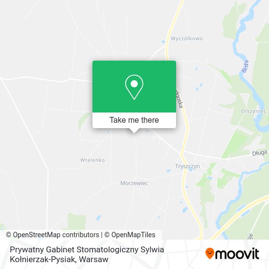 Prywatny Gabinet Stomatologiczny Sylwia Kołnierzak-Pysiak map