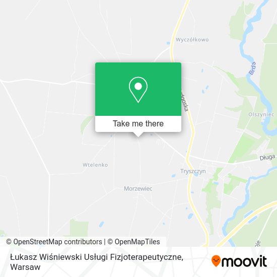 Łukasz Wiśniewski Usługi Fizjoterapeutyczne map