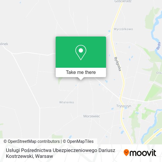 Usługi Pośrednictwa Ubezpieczeniowego Dariusz Kostrzewski map