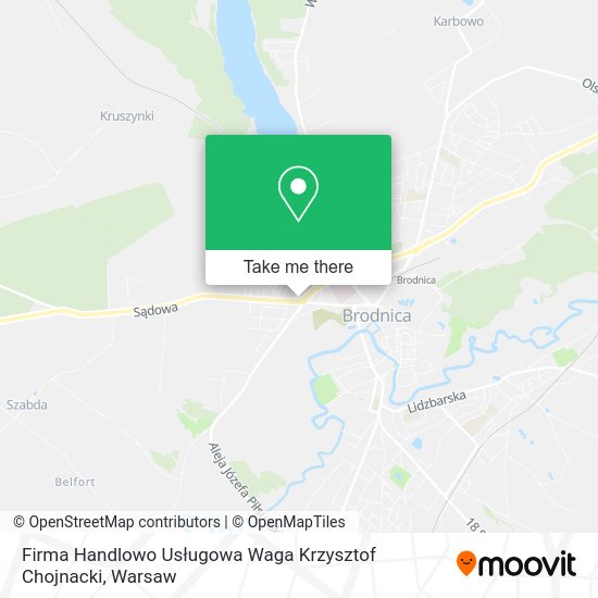 Firma Handlowo Usługowa Waga Krzysztof Chojnacki map