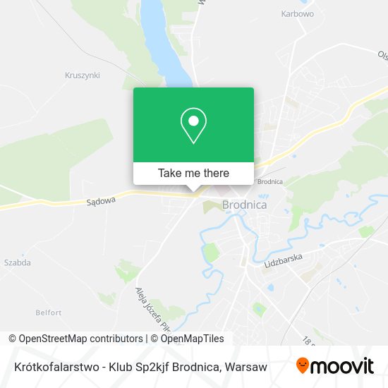 Krótkofalarstwo - Klub Sp2kjf Brodnica map