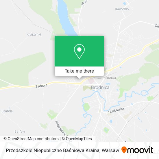 Przedszkole Niepubliczne Baśniowa Kraina map