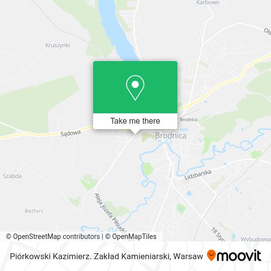 Piórkowski Kazimierz. Zakład Kamieniarski map