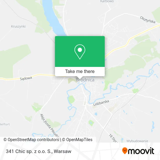 Карта 341 Chic sp. z o.o. S.