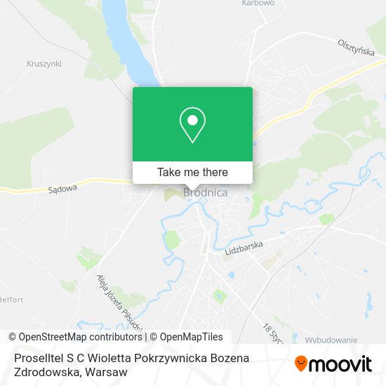 Proselltel S C Wioletta Pokrzywnicka Bozena Zdrodowska map