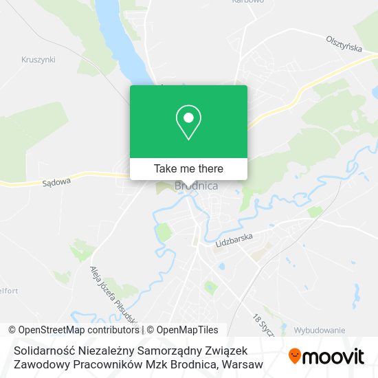 Solidarność Niezależny Samorządny Związek Zawodowy Pracowników Mzk Brodnica map