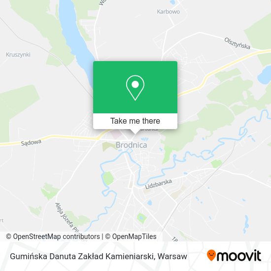 Gumińska Danuta Zakład Kamieniarski map