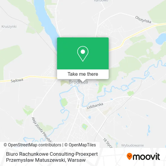 Карта Biuro Rachunkowe Consulting-Proexpert Przemysław Matuszewski