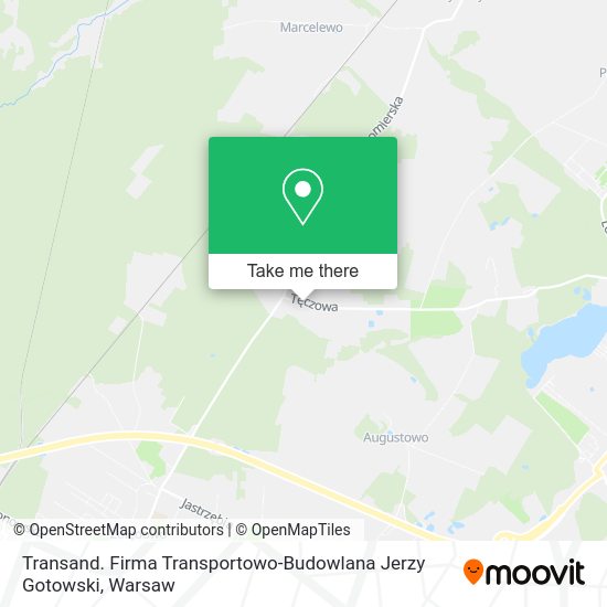 Transand. Firma Transportowo-Budowlana Jerzy Gotowski map