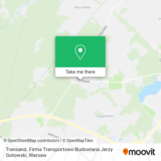 Карта Transand. Firma Transportowo-Budowlana Jerzy Gotowski