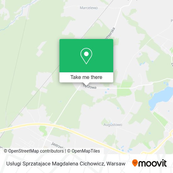 Usługi Sprzatajace Magdalena Cichowicz map