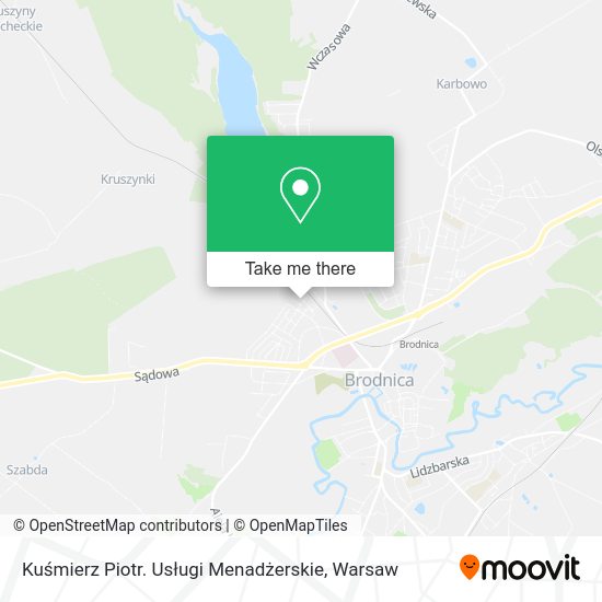 Kuśmierz Piotr. Usługi Menadżerskie map