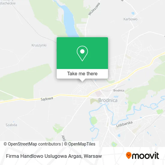 Карта Firma Handlowo Uslugowa Argas