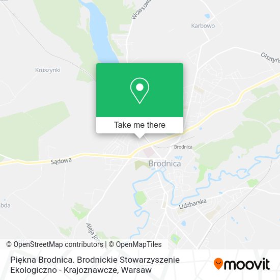 Piękna Brodnica. Brodnickie Stowarzyszenie Ekologiczno - Krajoznawcze map