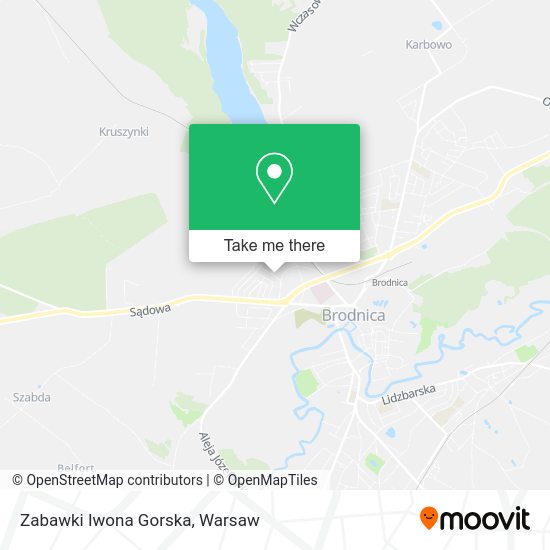 Zabawki Iwona Gorska map