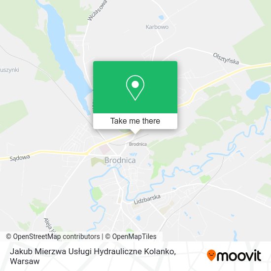 Jakub Mierzwa Usługi Hydrauliczne Kolanko map