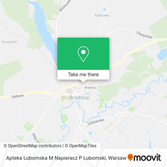 Apteka Lubomska M Napieracz P Lubomski map