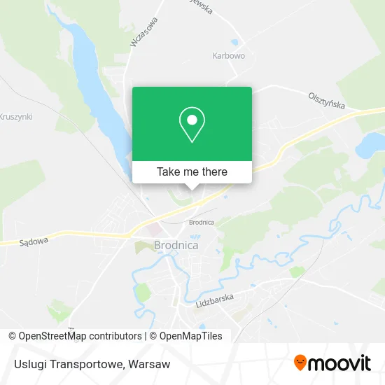 Карта Uslugi Transportowe