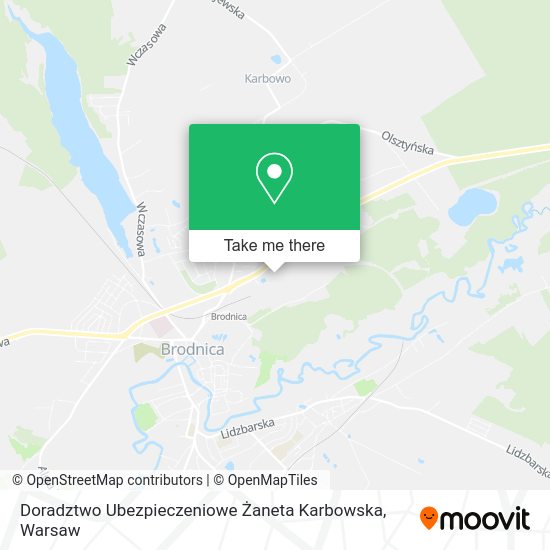 Doradztwo Ubezpieczeniowe Żaneta Karbowska map