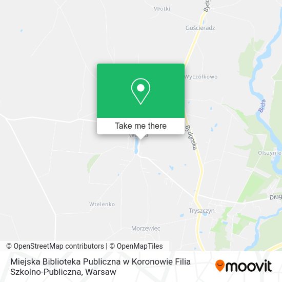 Miejska Biblioteka Publiczna w Koronowie Filia Szkolno-Publiczna map