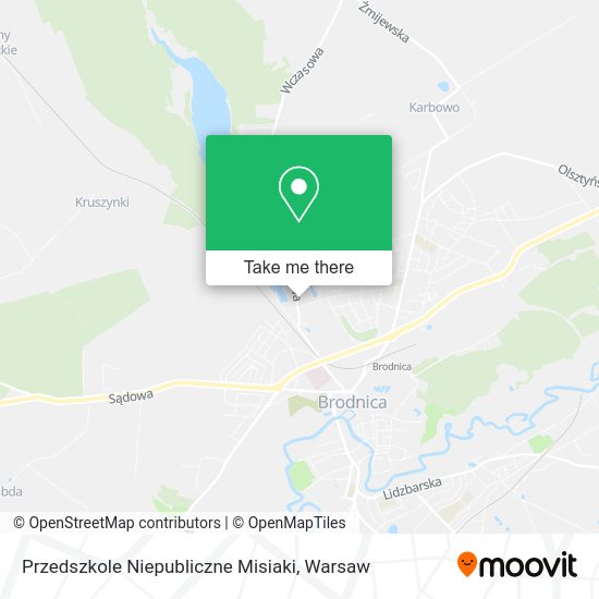 Przedszkole Niepubliczne Misiaki map