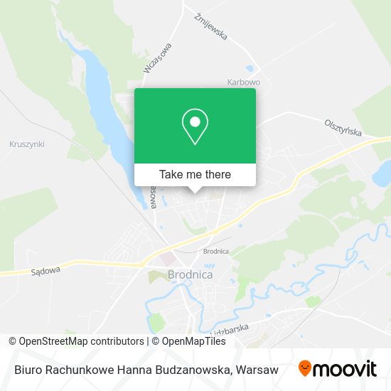 Biuro Rachunkowe Hanna Budzanowska map