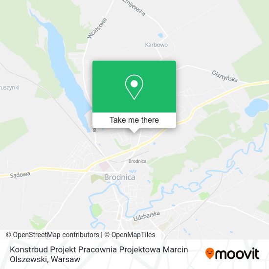 Konstrbud Projekt Pracownia Projektowa Marcin Olszewski map