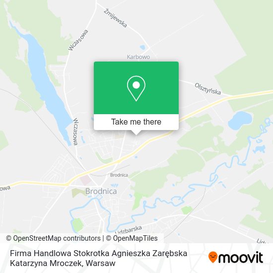 Firma Handlowa Stokrotka Agnieszka Zarębska Katarzyna Mroczek map