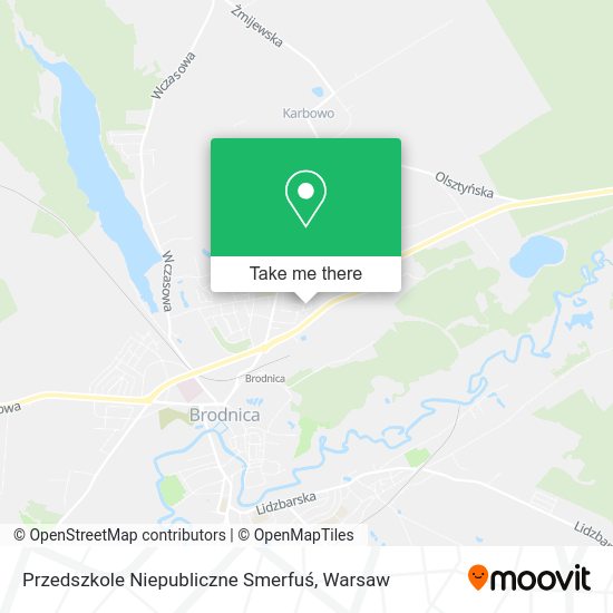 Przedszkole Niepubliczne Smerfuś map