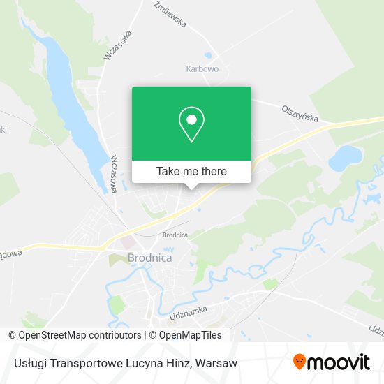 Usługi Transportowe Lucyna Hinz map