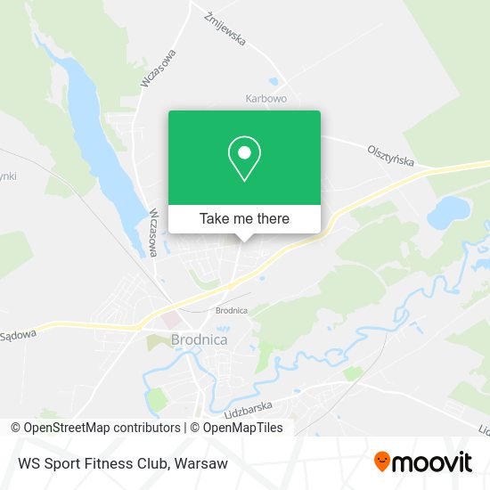 WS Sport Fitness Club map