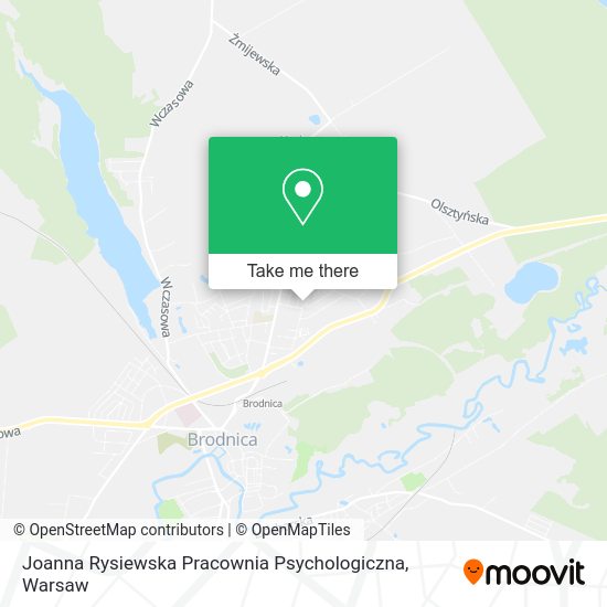 Карта Joanna Rysiewska Pracownia Psychologiczna