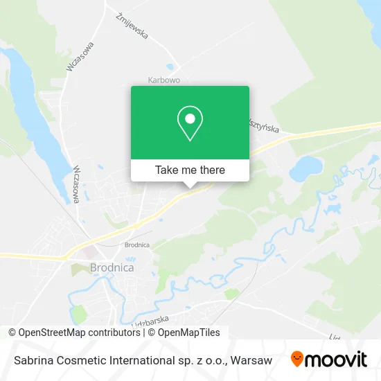 Карта Sabrina Cosmetic International sp. z o.o.