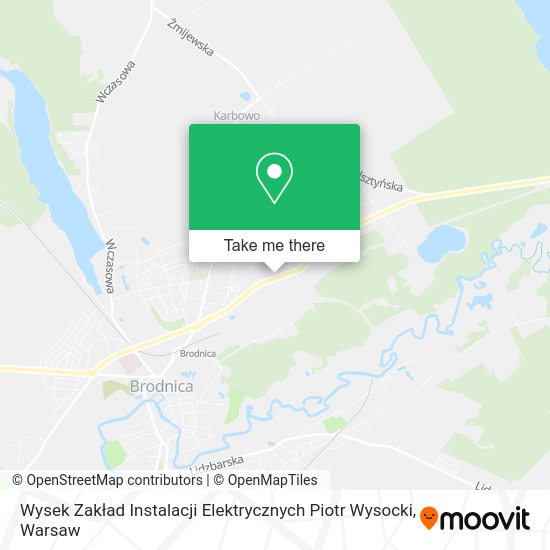 Wysek Zakład Instalacji Elektrycznych Piotr Wysocki map