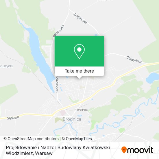 Projektowanie i Nadzór Budowlany Kwiatkowski Włodzimierz map