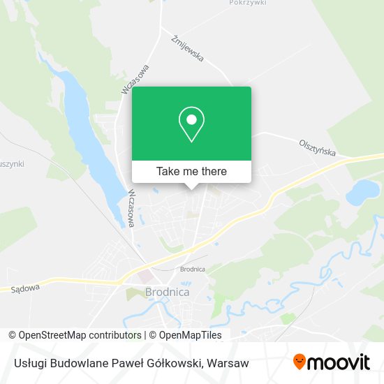 Usługi Budowlane Paweł Gółkowski map