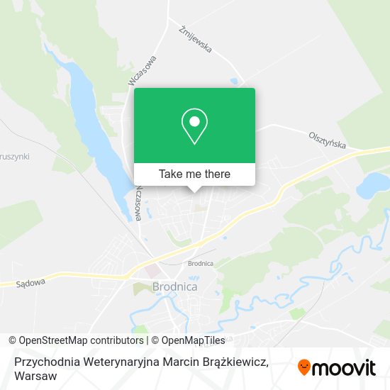 Przychodnia Weterynaryjna Marcin Brążkiewicz map