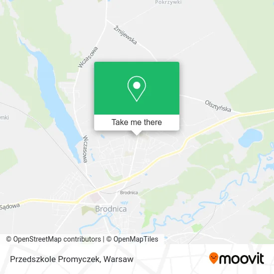 Карта Przedszkole Promyczek