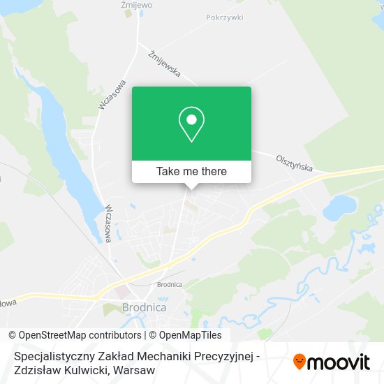 Specjalistyczny Zakład Mechaniki Precyzyjnej - Zdzisław Kulwicki map