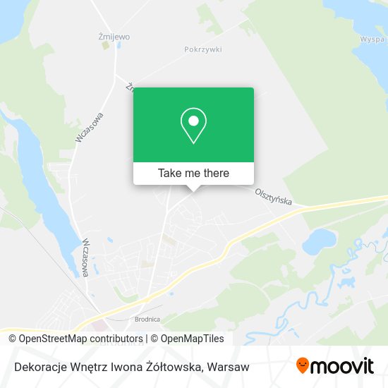 Dekoracje Wnętrz Iwona Żółtowska map