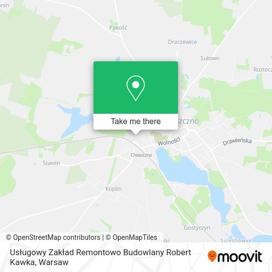 Usługowy Zakład Remontowo Budowlany Robert Kawka map