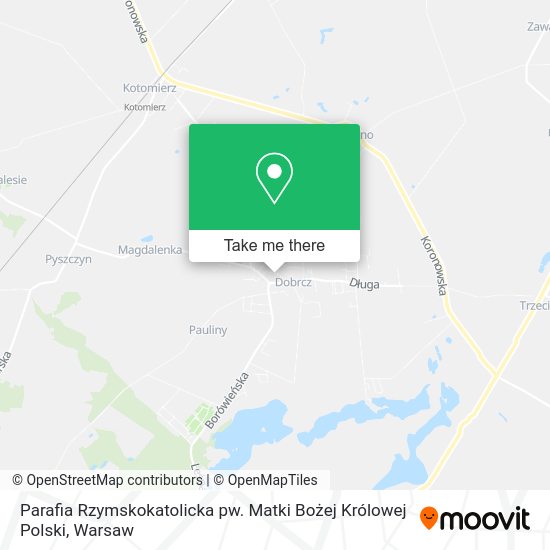 Parafia Rzymskokatolicka pw. Matki Bożej Królowej Polski map