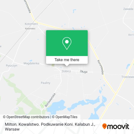 Milton. Kowalstwo. Podkuwanie Koni. Kałabun J. map