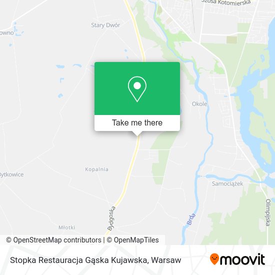 Stopka Restauracja Gąska Kujawska map