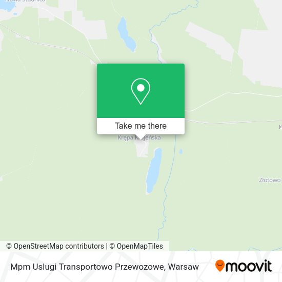 Mpm Uslugi Transportowo Przewozowe map