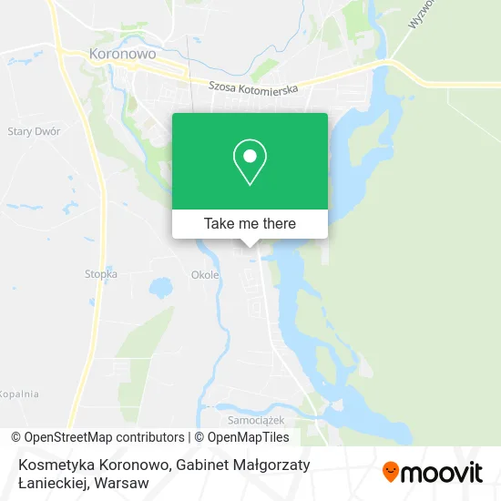 Карта Kosmetyka Koronowo, Gabinet Małgorzaty Łanieckiej