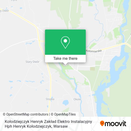 Kołodziejczyk Henryk Zakład Elektro Instalacyjny Hph Henryk Kołodziejczyk map